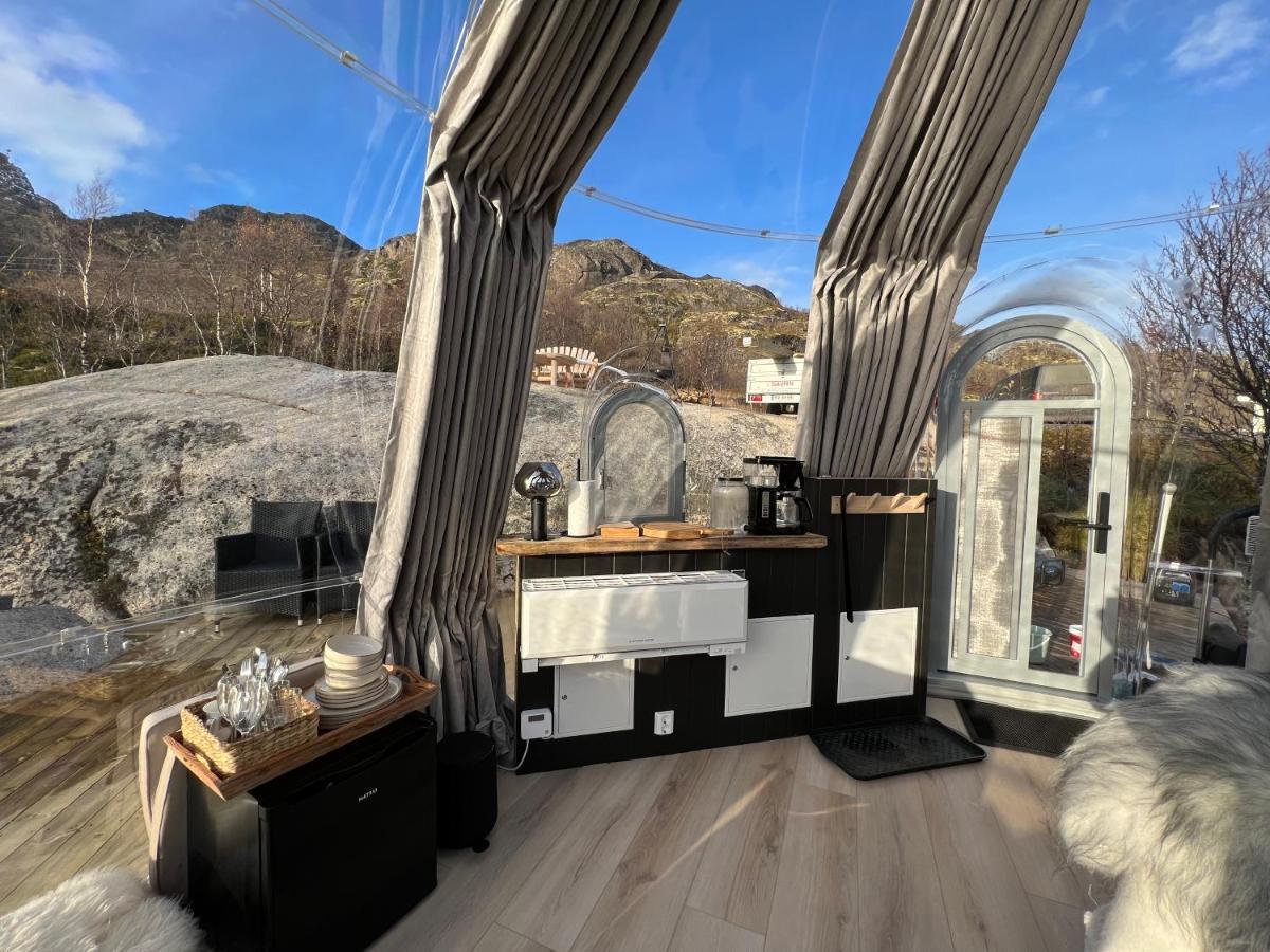 Myrland Lofoten Glampingdome מראה חיצוני תמונה