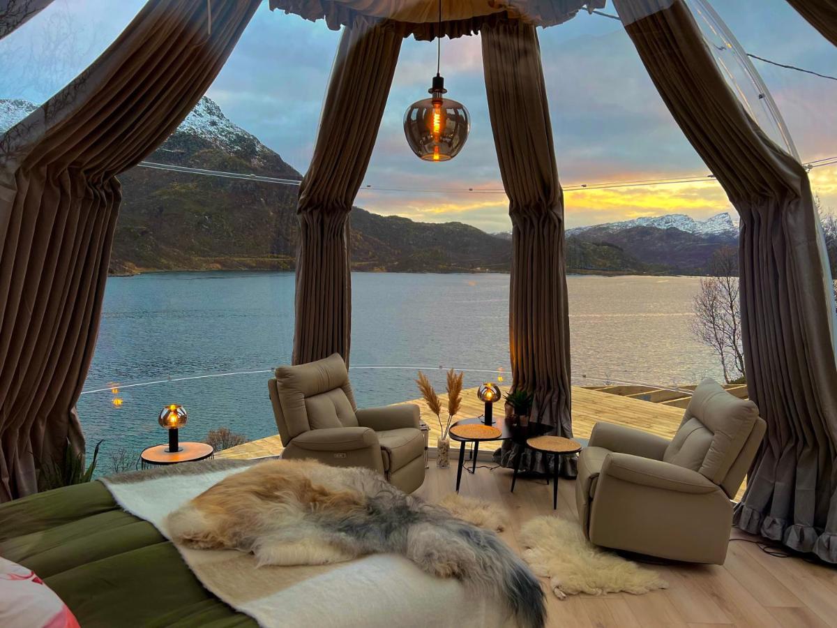 Myrland Lofoten Glampingdome מראה חיצוני תמונה